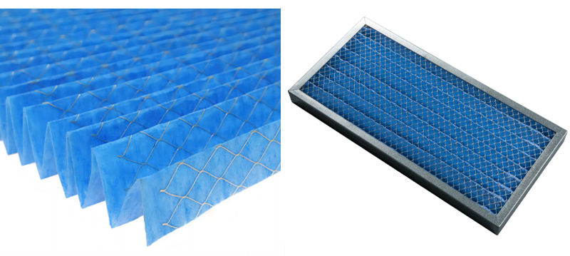 Pleated panel filter