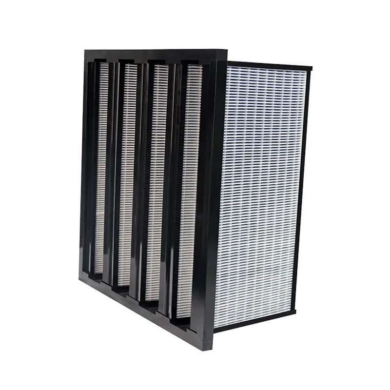 V Bank Activated Carbon Chemical Air Filter