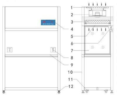 수직 흐름 클린 벤치