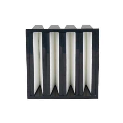 Compact V-Bank Style HEPA Filter