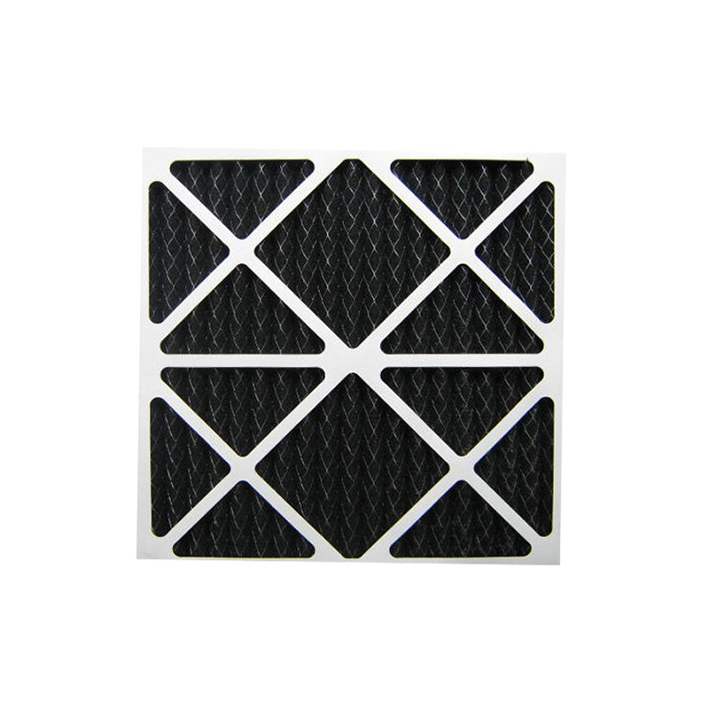 Filtre à air chimique à charbon actif à panneau plissé