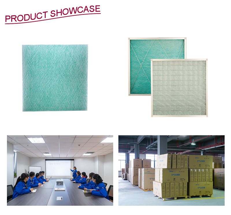 Paint spray booth air filter