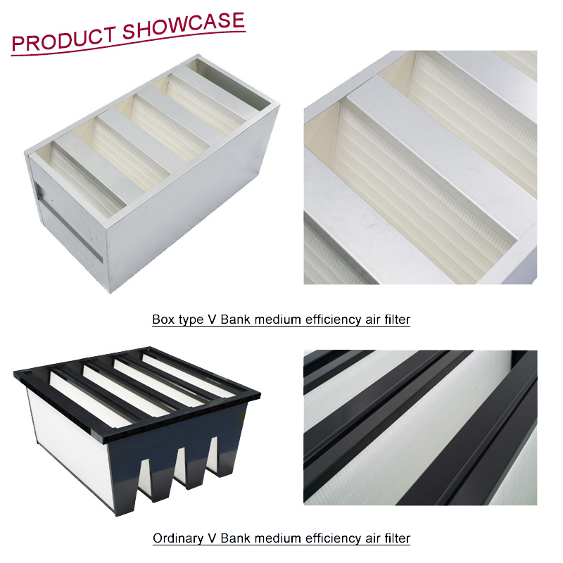 Compact mini pleat filter