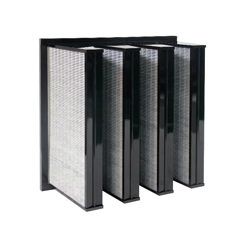 V Bank Activated Carbon Chemical Air Filter