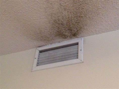 How to deal with black stains on air vents