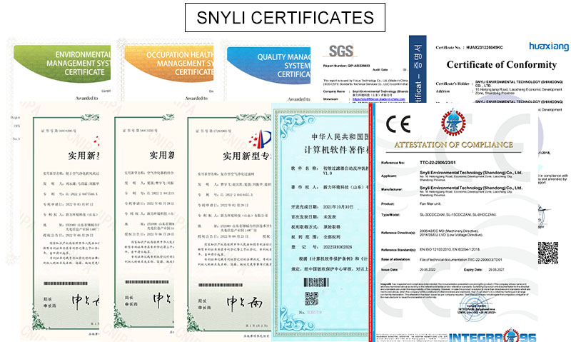 SNYLI Certificates