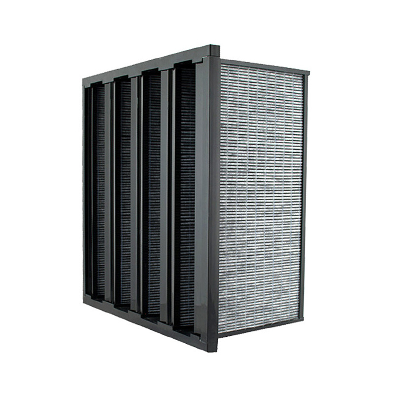 V Bank Activated Carbon Air Filter