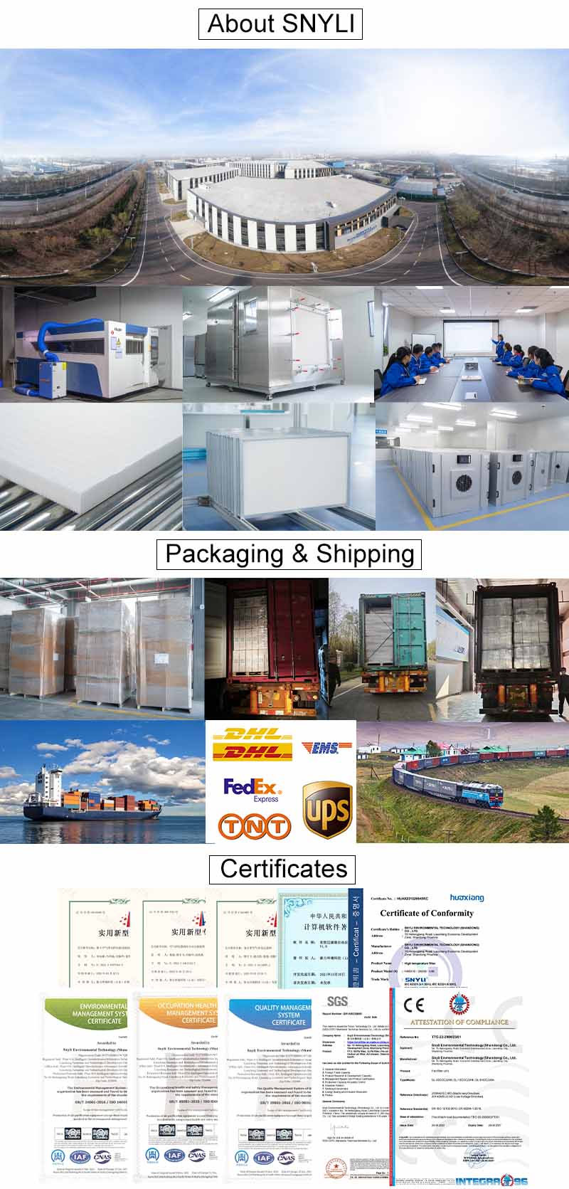 Technologie environnementale Snyli (Shandong) Co., Ltd