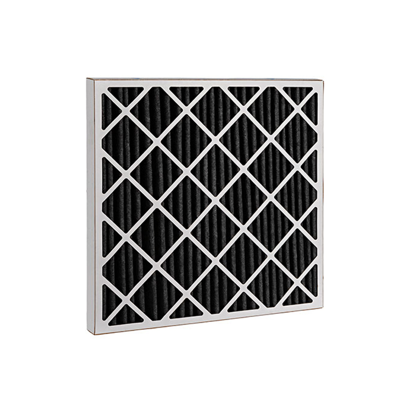 Filtre à air chimique à charbon actif à panneau plissé