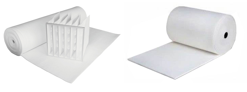 Coton pré-filtré en fibres synthétiques