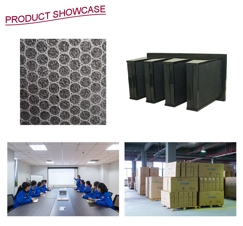 V Bank Activated Carbon Air Filter