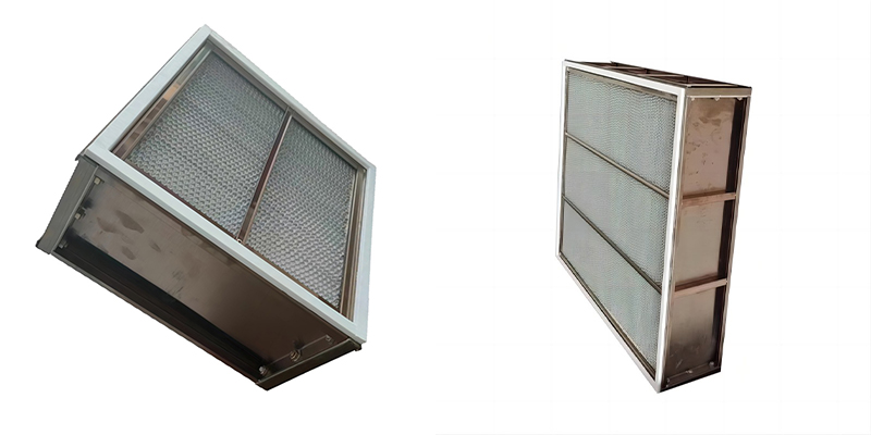 فلتر هواء جسيمات عالي الكفاءة بدرجة حرارة عالية تصل إلى 450 درجة مئوية