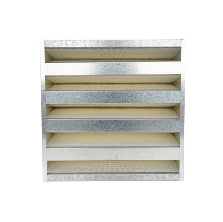 박스형 V 은행 HEPA 필터