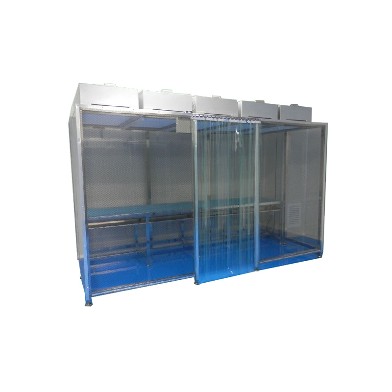 Modułowa zlokalizowana kabina do pomieszczeń czystych klasy 100