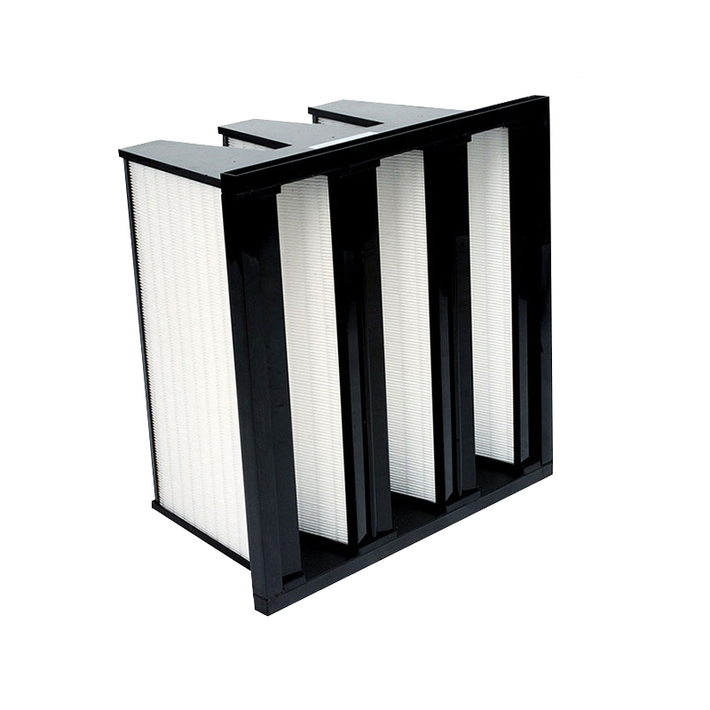 V Bank Mini Pleat Medium Efficiency Air Filter
