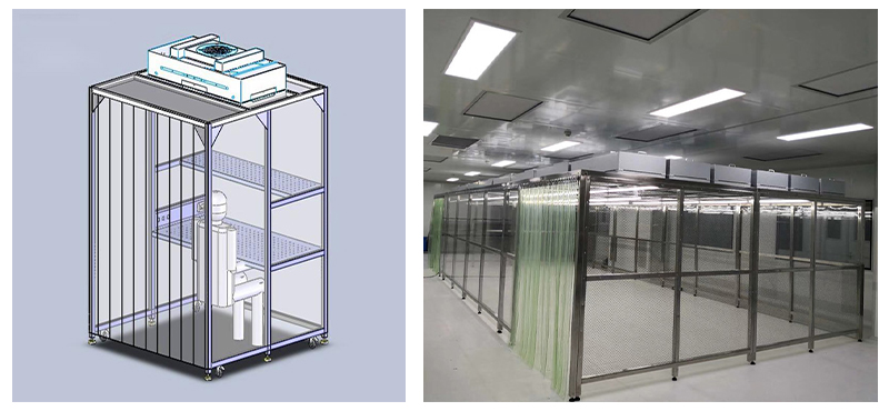 Cabine de salle blanche