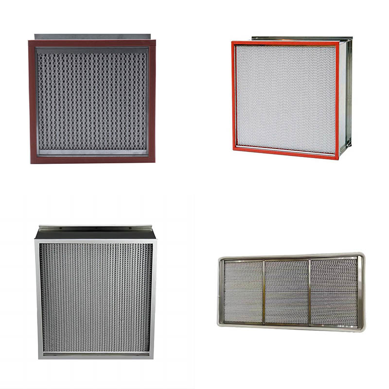 고온 방지 HEPA 에어 필터