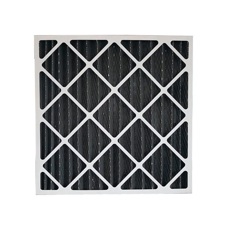 Filtre à air plissé à charbon actif