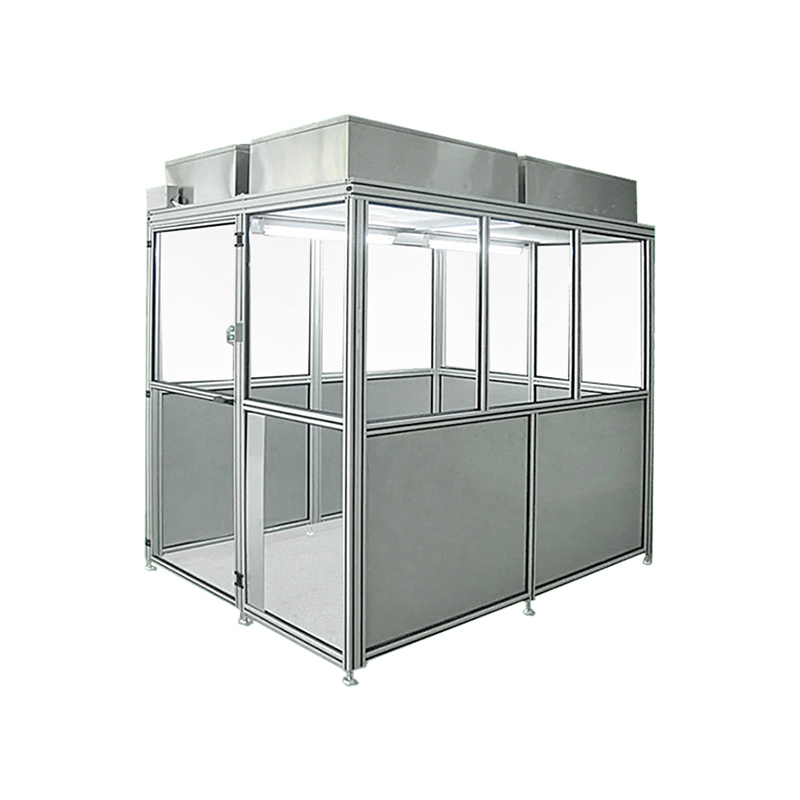 Modułowa zlokalizowana kabina do pomieszczeń czystych klasy 100