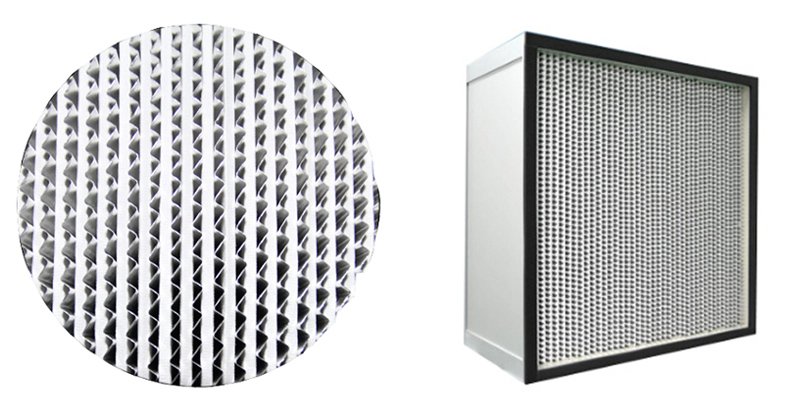 HVAC Industry Deep Pleat HEPA Filter