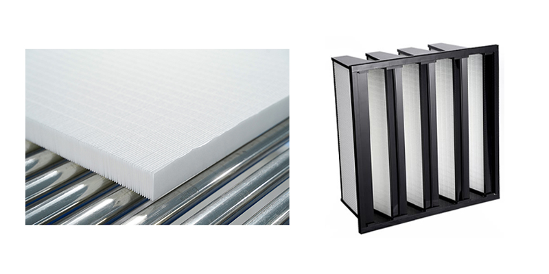 Компактный HEPA-фильтр типа V-Bank