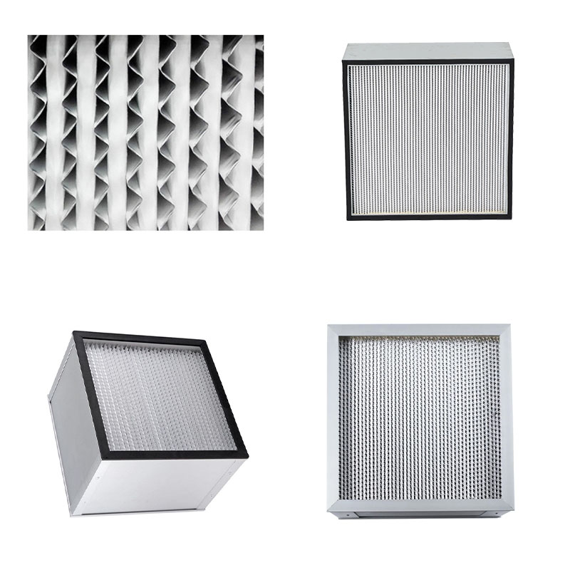 깊은 주름 HEPA 공기 필터
